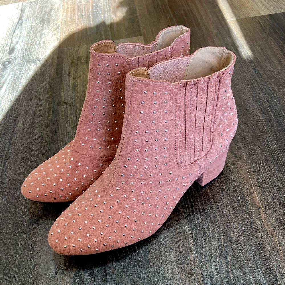 Size 8 high heel boots from Charlotte Russe.